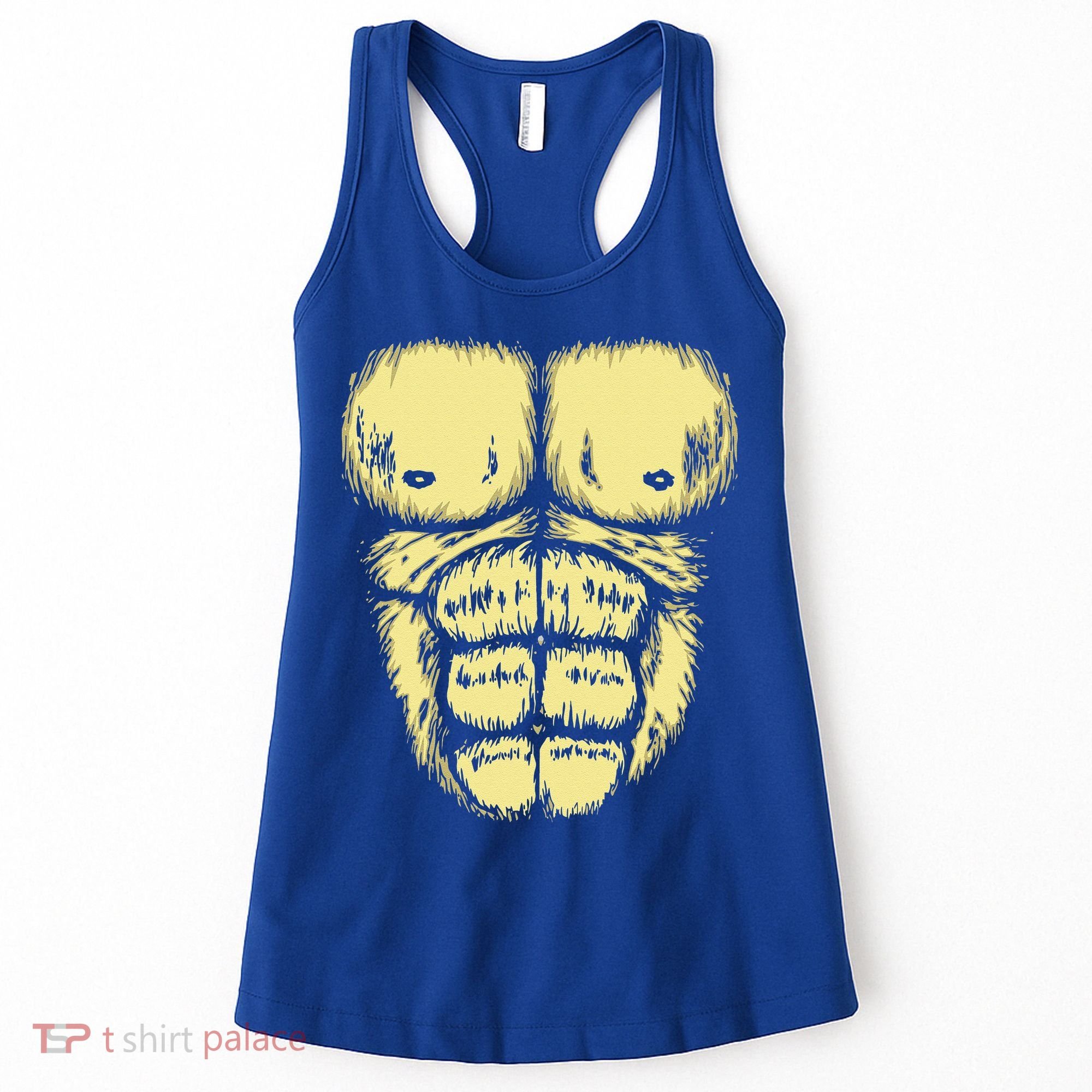 Abominable Bigfoot Gorilla Chest Halloween Gorilla Costume Day Women's Tank Top