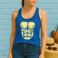 Abominable Bigfoot Gorilla Chest Halloween Gorilla Costume Day Women's Tank Top thumb 2