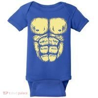 Abominable Bigfoot Gorilla Chest Halloween Gorilla Costume Day Baby Bodysuit thumb 0