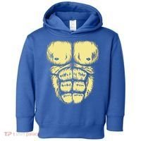 Abominable Bigfoot Gorilla Chest Halloween Gorilla Costume Day Toddler Hoodie thumb 0