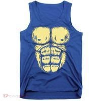 Abominable Bigfoot Gorilla Chest Halloween Gorilla Costume Day Tank Top thumb 0