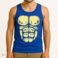 Abominable Bigfoot Gorilla Chest Halloween Gorilla Costume Day Tank Top thumb 3