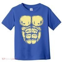 Abominable Bigfoot Gorilla Chest Halloween Gorilla Costume Day Toddler T-Shirt thumb 0