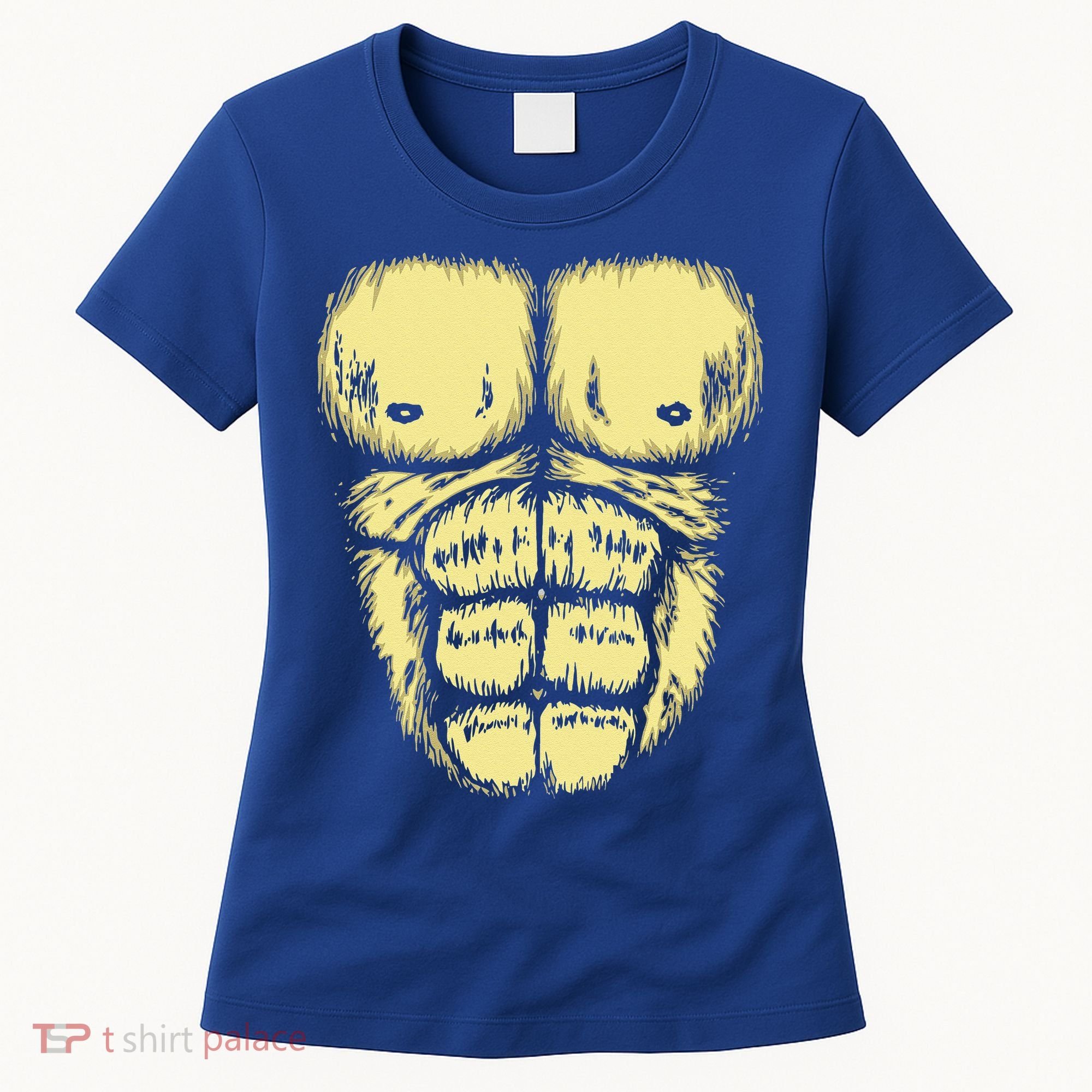 Abominable Bigfoot Gorilla Chest Halloween Gorilla Costume Day Women's T-Shirt