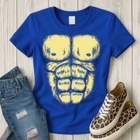 Abominable Bigfoot Gorilla Chest Halloween Gorilla Costume Day Women's T-Shirt thumb 3