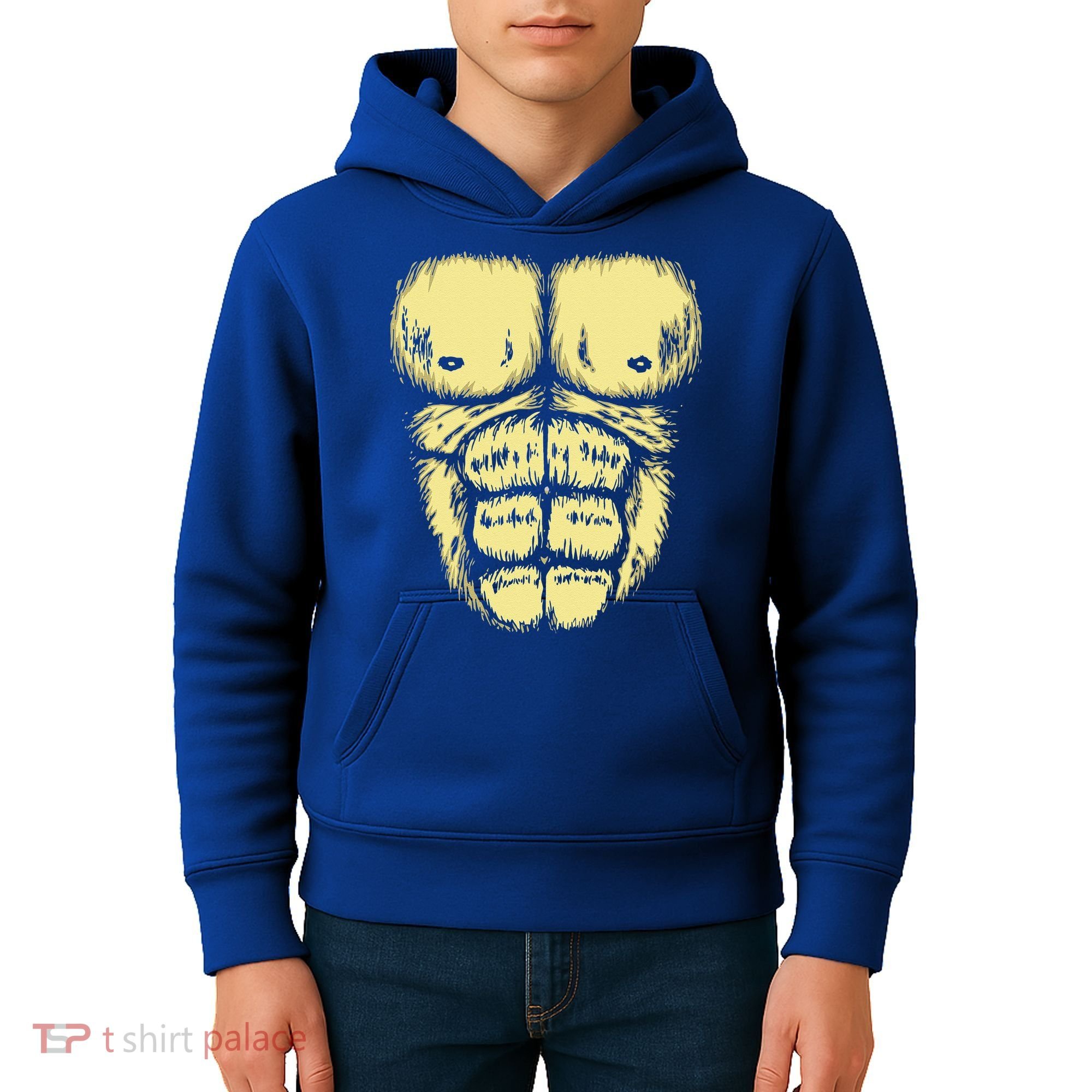 Abominable Bigfoot Gorilla Chest Halloween Gorilla Costume Day Kids Hoodie