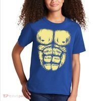 Abominable Bigfoot Gorilla Chest Halloween Gorilla Costume Day Kids T-Shirt thumb 2