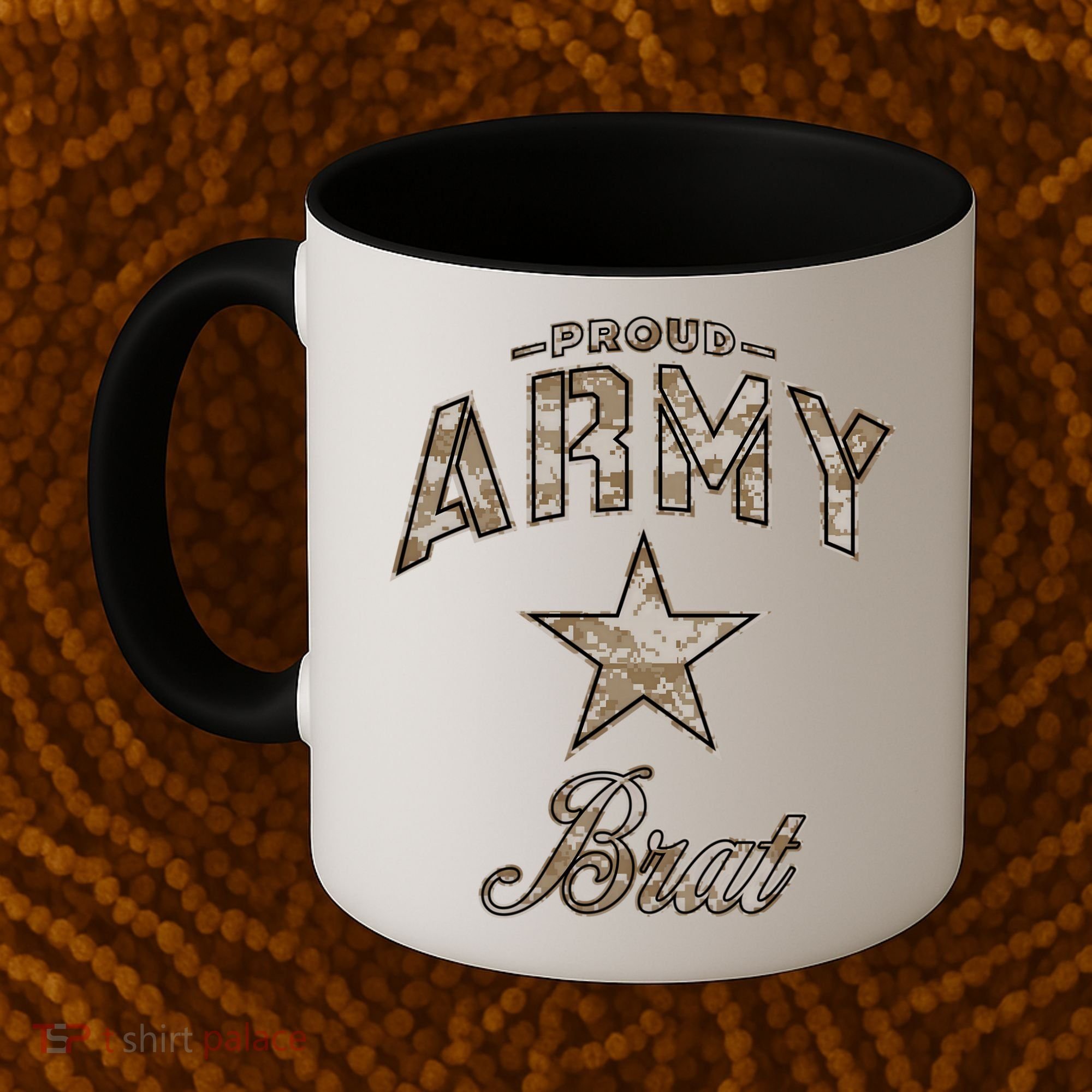 Army Brat Gift And (Camo) Coffee Mug