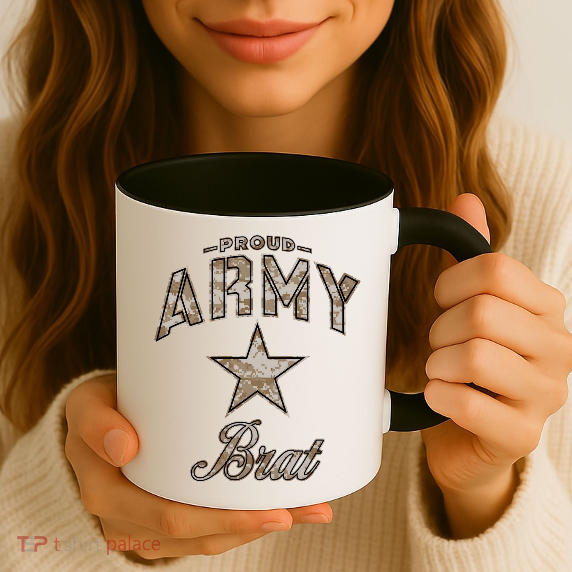 Army Brat Gift And (Camo) Coffee Mug