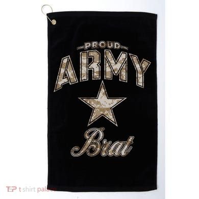 Army Brat Gift And (Camo) Golf Towel