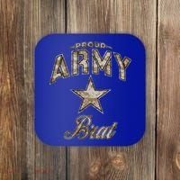 Army Brat Gift And (Camo) Coaster thumb 0