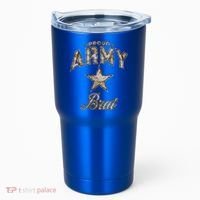 Army Brat Gift And (Camo) Tumbler thumb 0