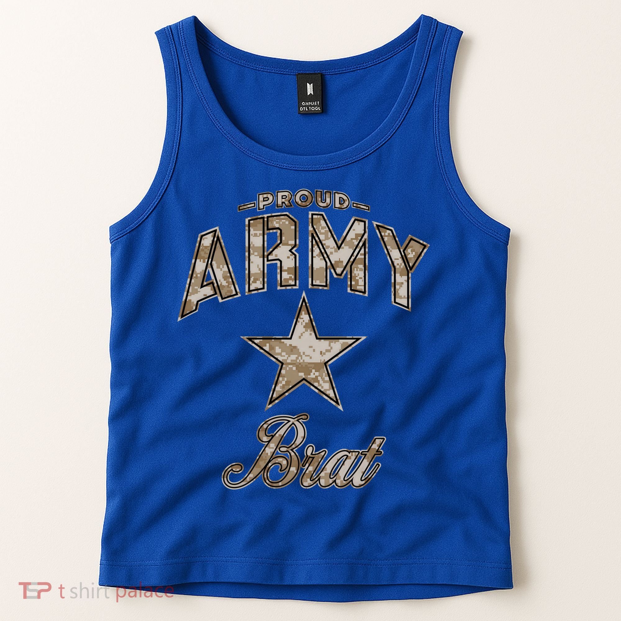Army Brat Gift And (Camo) Tank Top