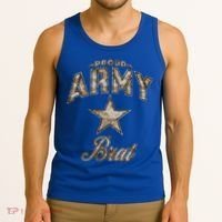 Army Brat Gift And (Camo) Tank Top thumb 3