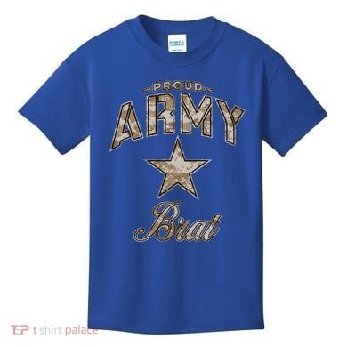 Army Brat Gift And (Camo) Kids T-Shirt