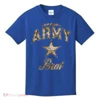 Army Brat Gift And (Camo) Kids T-Shirt thumb 0