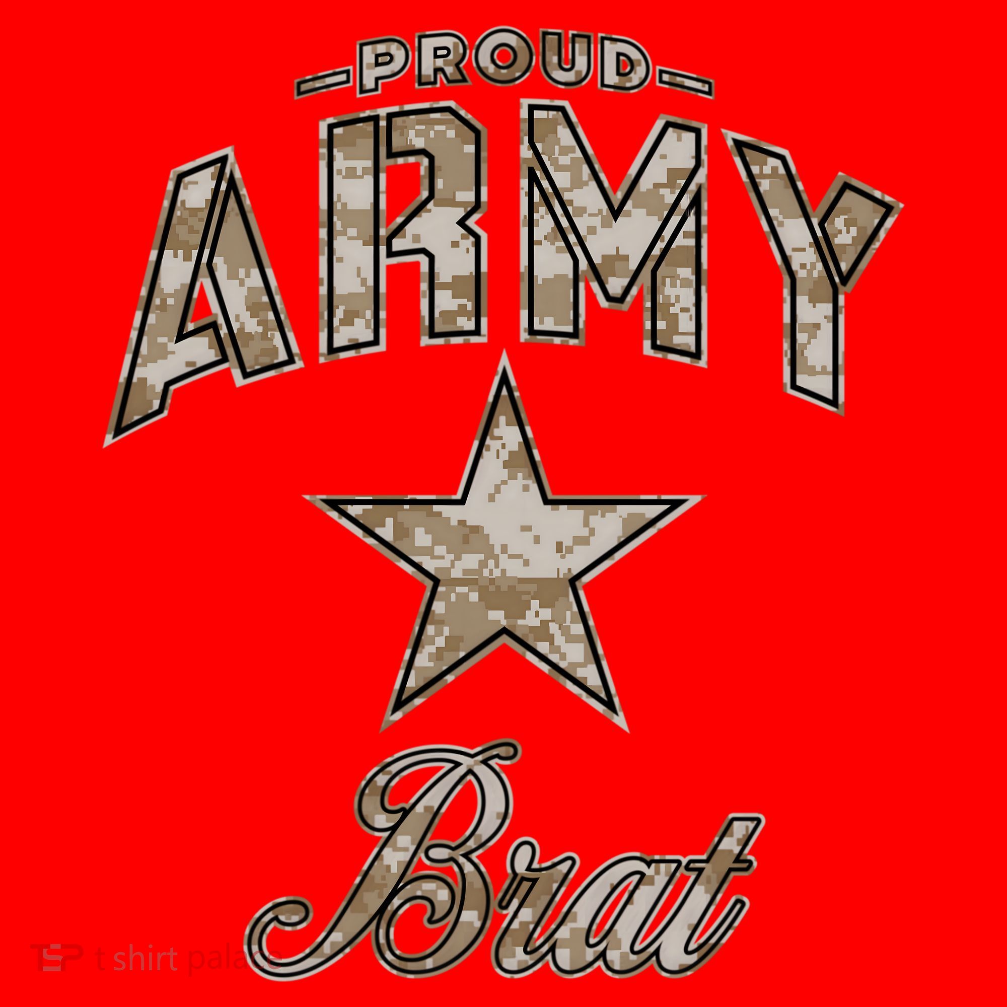 Army Brat Gift And (Camo) Santa Hat