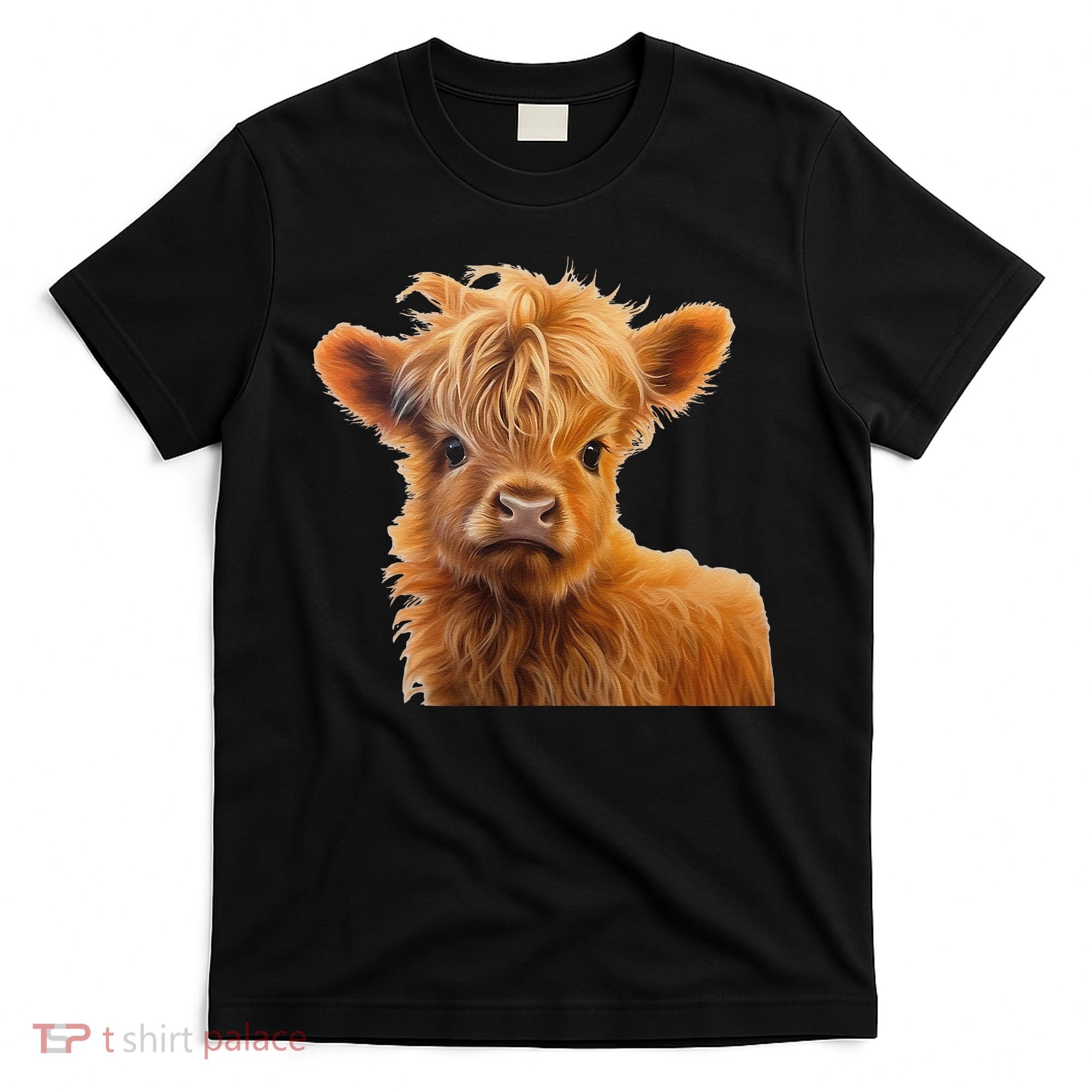 Adorable Baby Highland Cow Calf T-Shirt