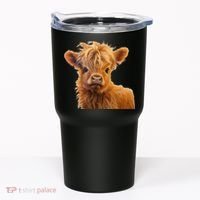Adorable Baby Highland Cow Calf Tumbler thumb 0