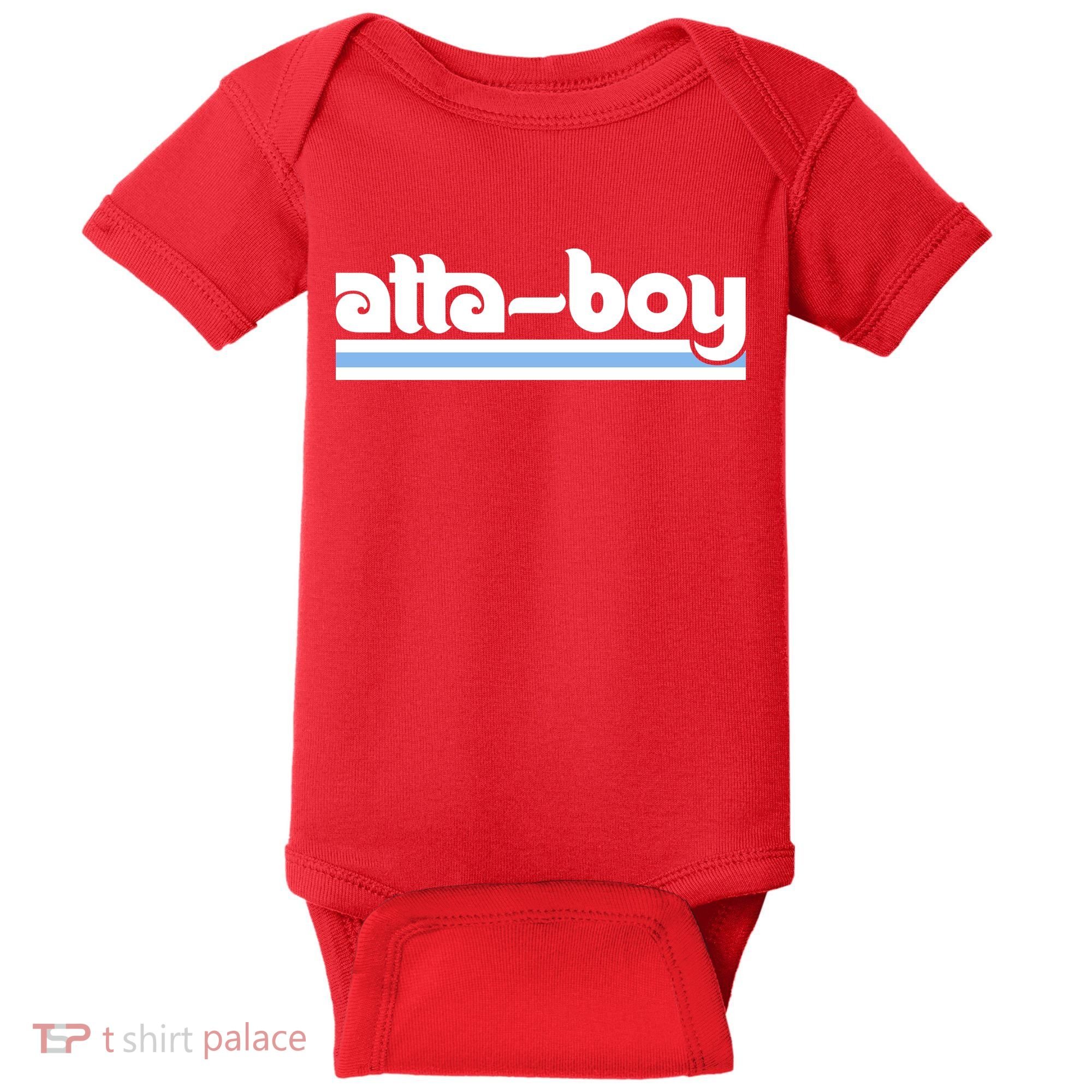 Atta Boy Harper Philly Red October Philadelphia Baseball Baby Bodysuit