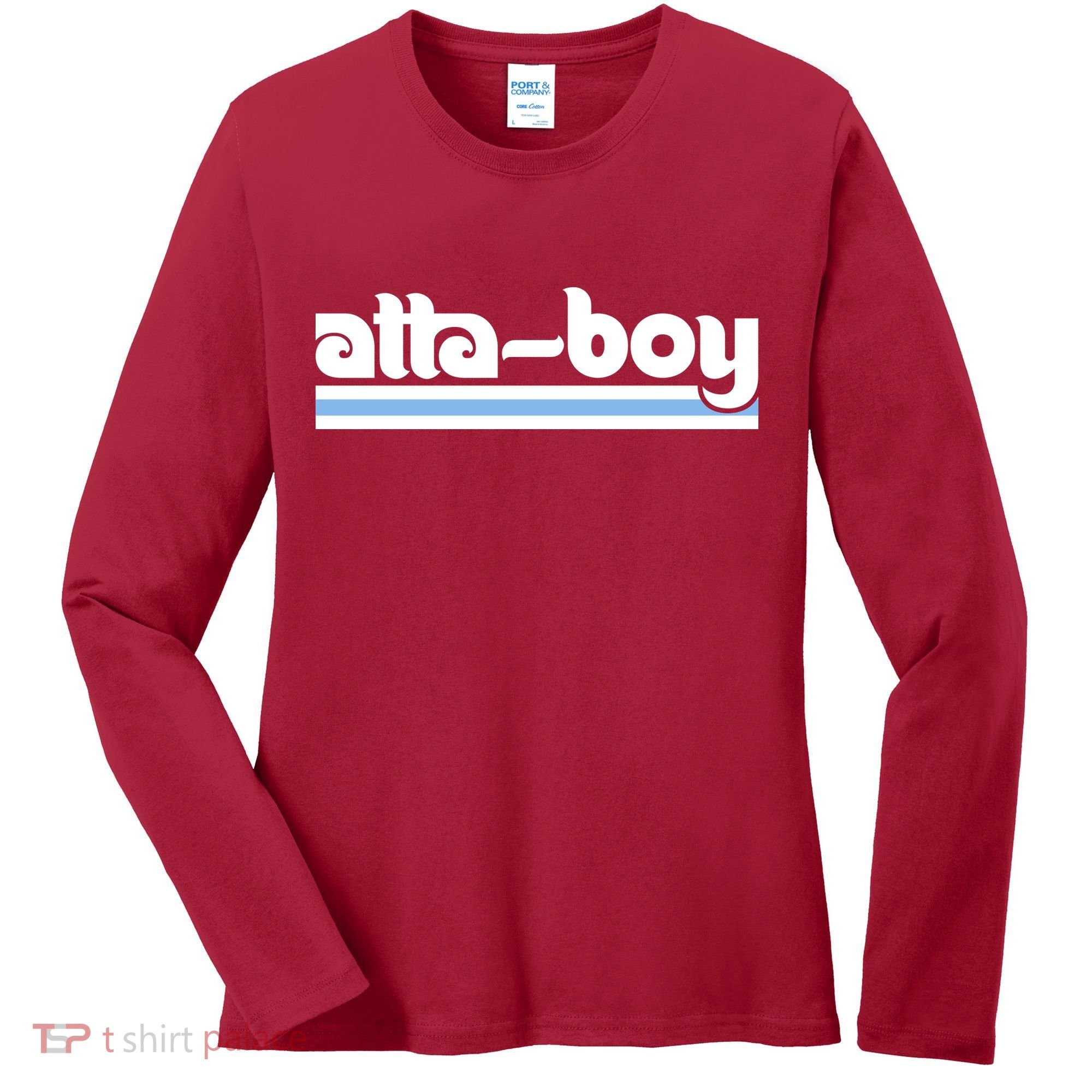 Atta Boy Harper Philly Red October Philadelphia Baseball Women's Long Sleeve Shirt