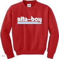 Atta Boy Harper Philly Red October Philadelphia Baseball Kids Sweatshirt thumb 0