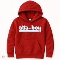 Atta Boy Harper Philly Red October Philadelphia Baseball Kids Hoodie thumb 0