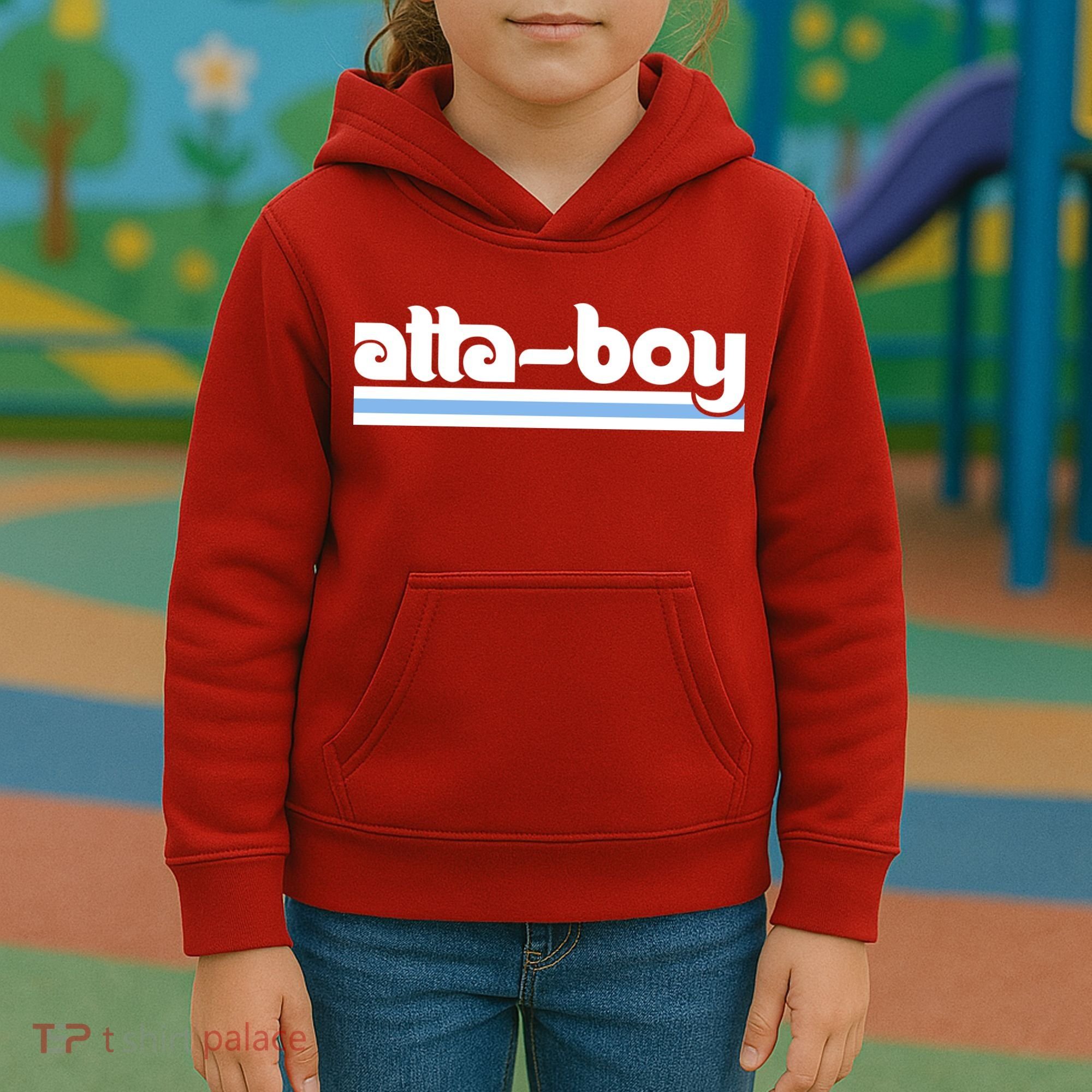 Atta Boy Harper Philly Red October Philadelphia Baseball Kids Hoodie
