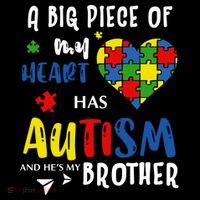 Autism Brother Heart Puzzle Autism Awareness Coffee Mug thumb 5