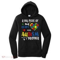 Autism Brother Heart Puzzle Autism Awareness Women's Hoodie thumb 0