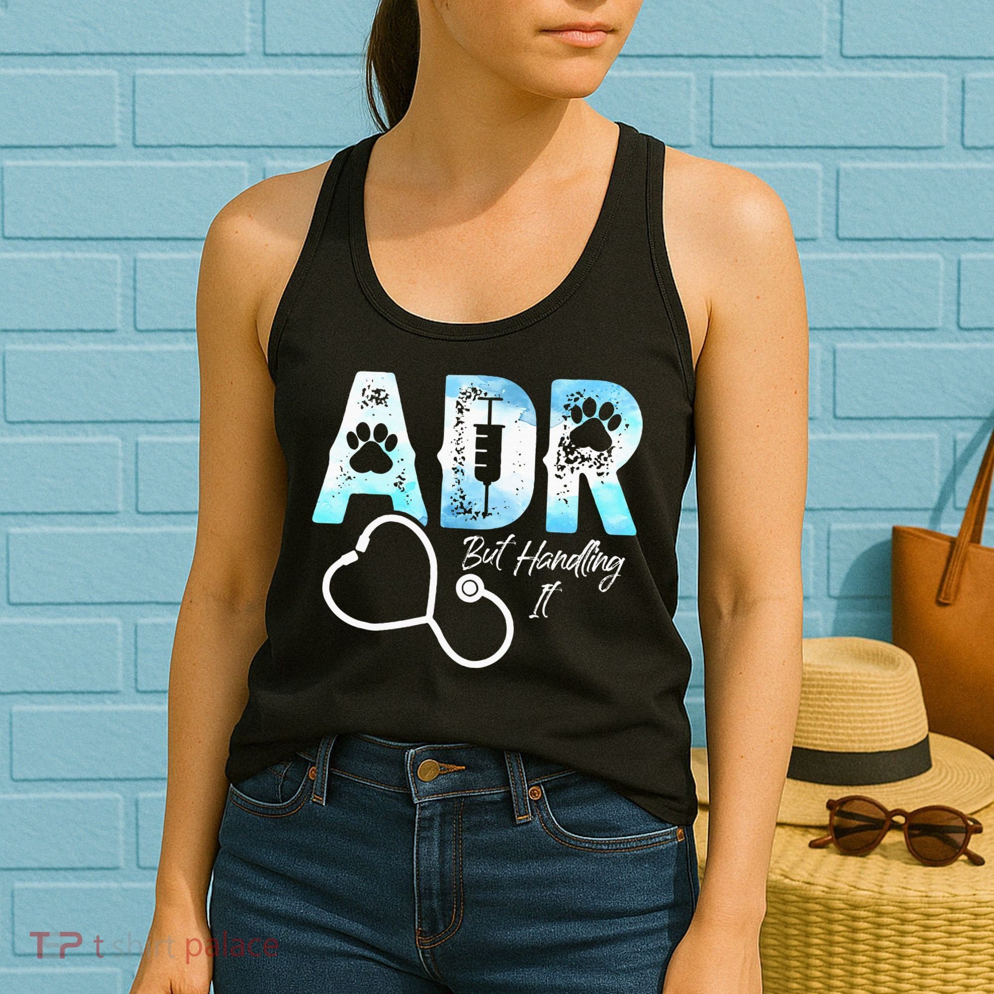 ADR But Handling It Funny Veterinary Women's Tank Top