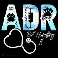 ADR But Handling It Funny Veterinary Kids Sweatshirt thumb 2