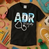 ADR But Handling It Funny Veterinary Kids T-Shirt thumb 3