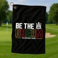Alabama Bulldogs Hbcu Be The Dream Golf Towel thumb 1