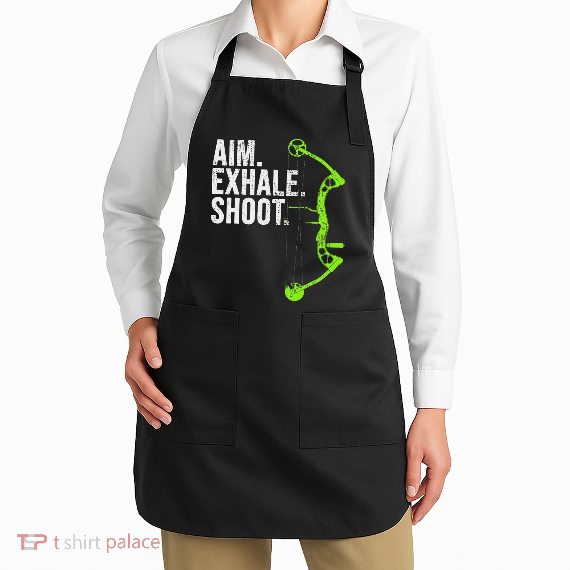 Archery Bow Hunting Aim Exhale Shoot Apron