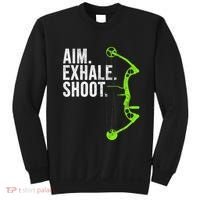 Archery Bow Hunting Aim Exhale Shoot Sweatshirt thumb 0