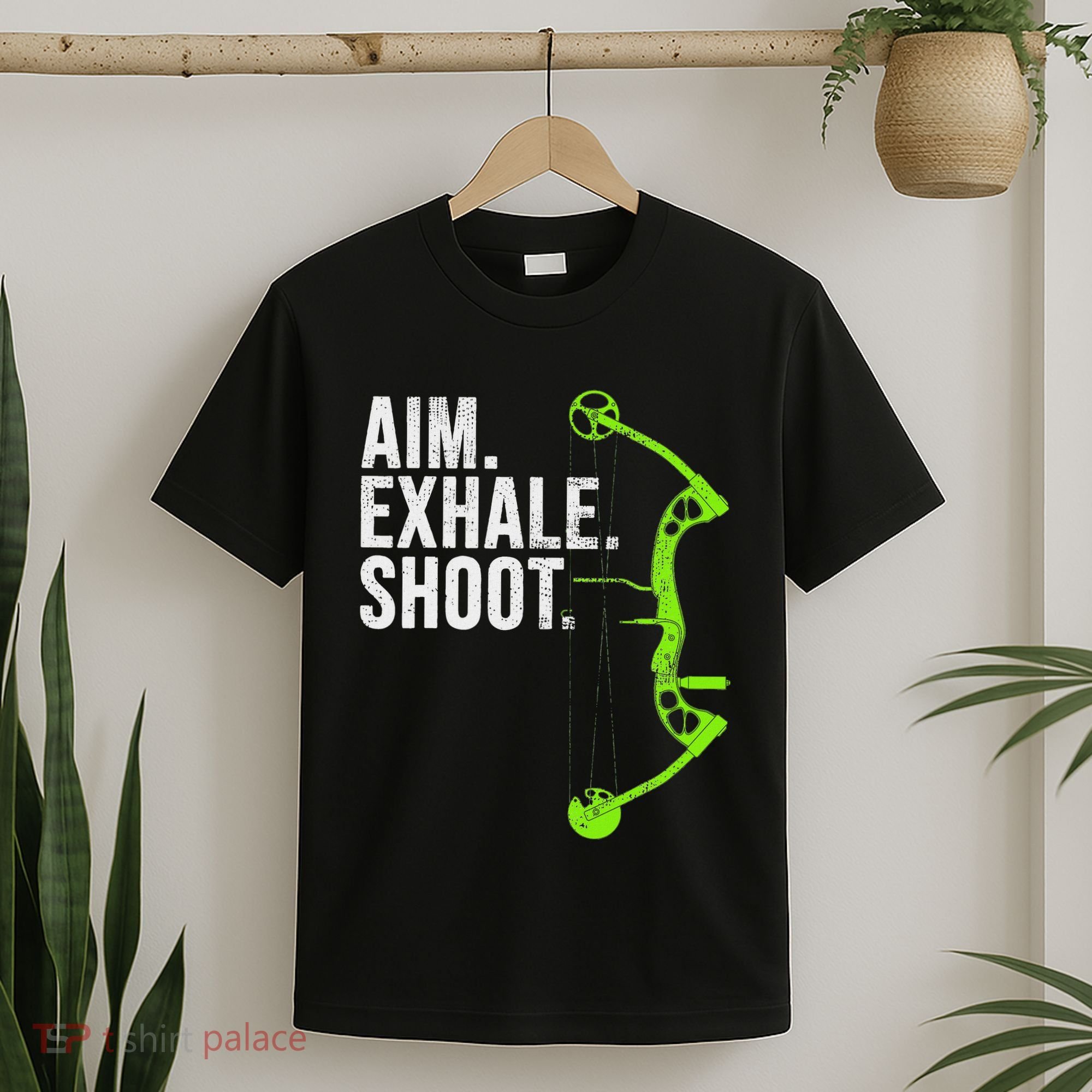 Archery Bow Hunting Aim Exhale Shoot T-Shirt