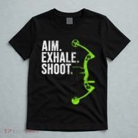 Archery Bow Hunting Aim Exhale Shoot T-Shirt thumb 5