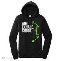 Archery Bow Hunting Aim Exhale Shoot Women's Hoodie thumb 0