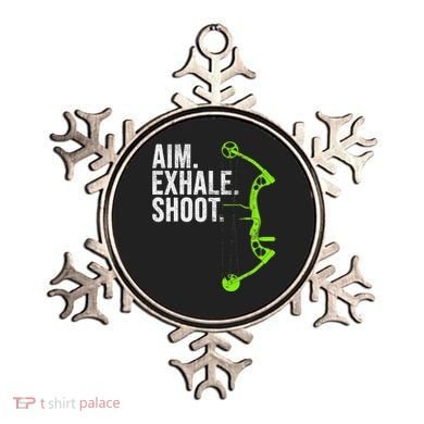 Archery Bow Hunting Aim Exhale Shoot Ornament