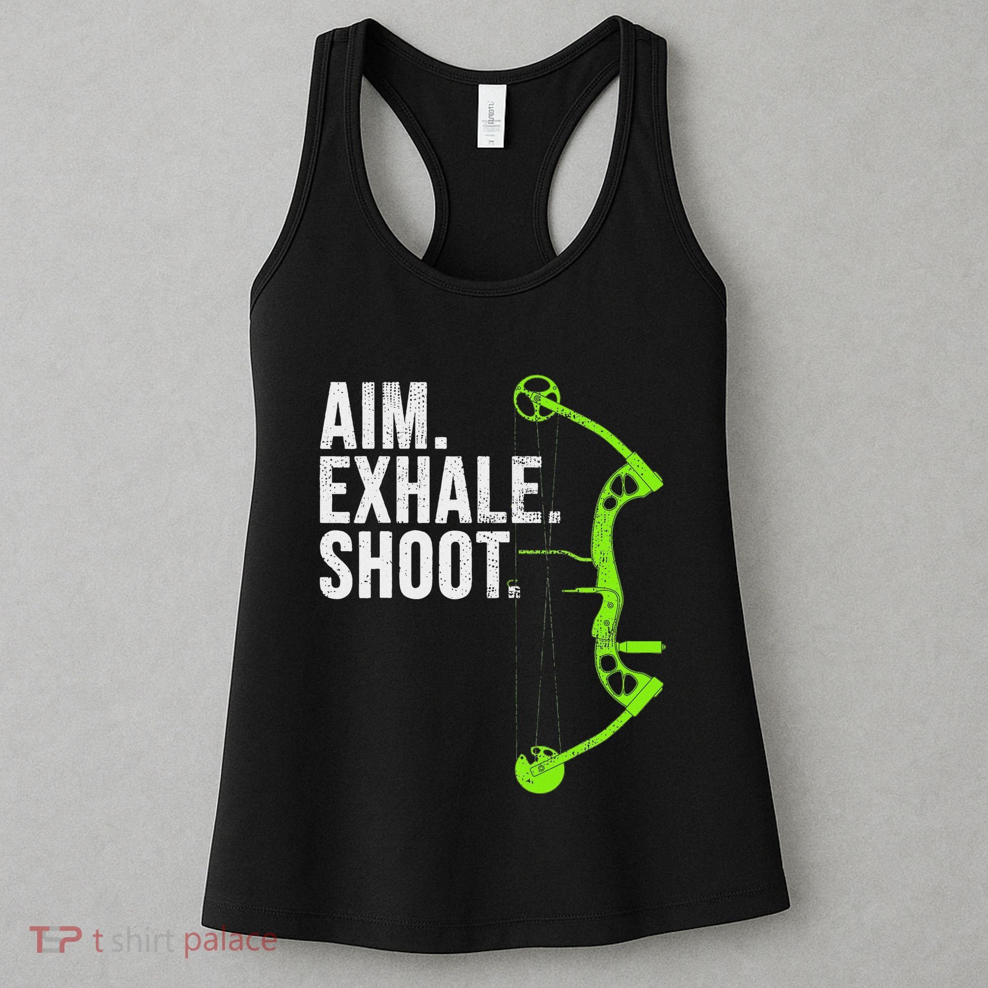 Archery Bow Hunting Aim Exhale Shoot Women's Tank Top