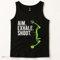 Archery Bow Hunting Aim Exhale Shoot Tank Top thumb 2