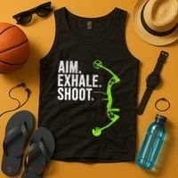 Archery Bow Hunting Aim Exhale Shoot Tank Top thumb 4