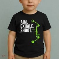 Archery Bow Hunting Aim Exhale Shoot Toddler T-Shirt thumb 2