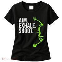 Archery Bow Hunting Aim Exhale Shoot Women's T-Shirt thumb 0