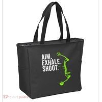 Archery Bow Hunting Aim Exhale Shoot Tote Bag thumb 2