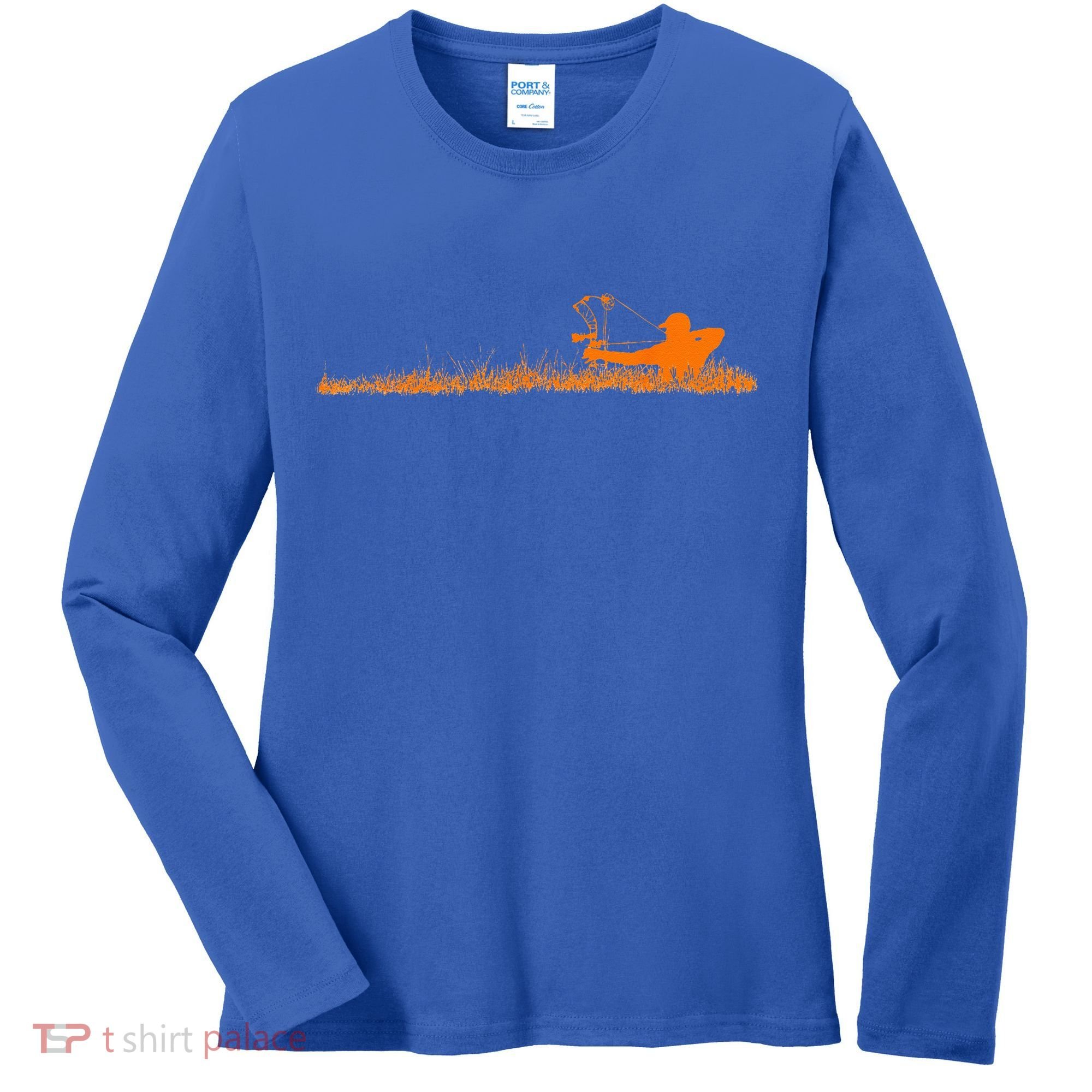 Archery Bow Hunter Deer Mule Elk Bow Hunting Accessories Women's Long Sleeve Shirt
