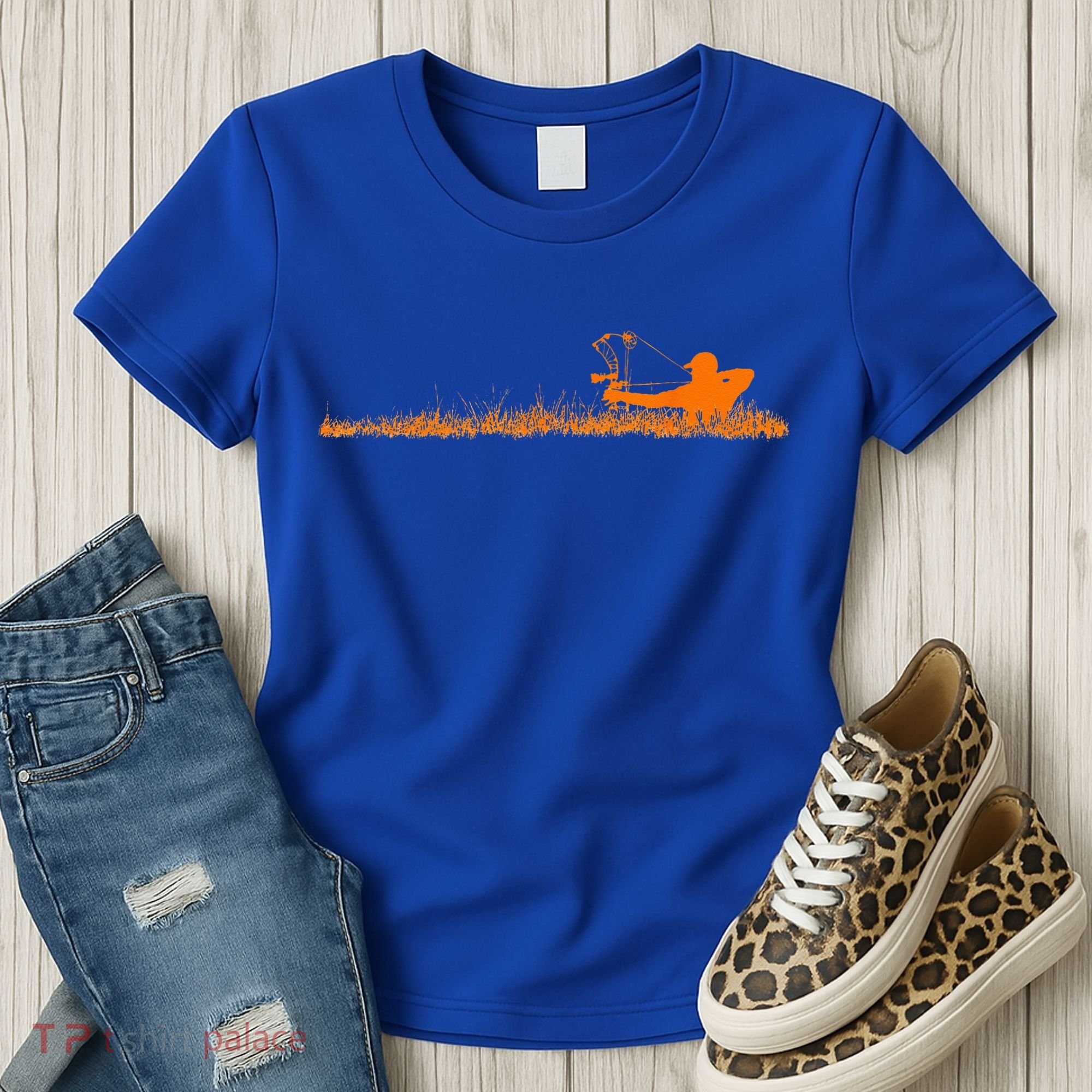 Archery Bow Hunter Deer Mule Elk Bow Hunting Accessories Women's T-Shirt