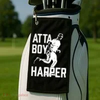 Atta Boy Harper Trending Atta Boy Harper Golf Towel thumb 2