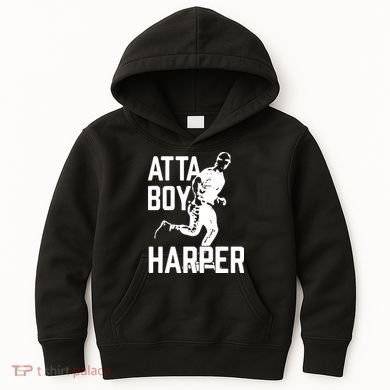 Atta Boy Harper Trending Atta Boy Harper Kids Hoodie